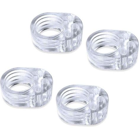 Protection poignee porte protège poignée porte double transparents et protege mur pour poignée de fenêtre pour protéger contre les marques (1PCS) (1/4)