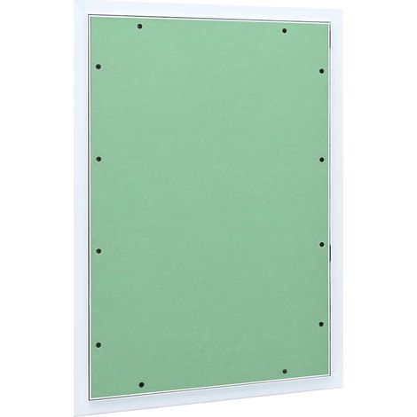 Zugangstür Weiß 55 x 75 cm Aluminium und Gipskarton vidaXL (1/5)