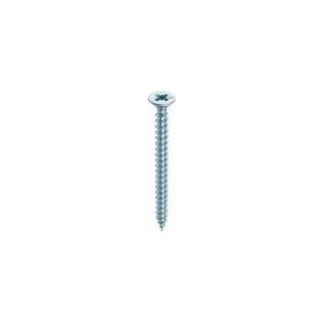 Vis tete fraisée, filetage partiel PZ - HECO-FIX-plus SeKo PZD5,0x 20 zn-bl VG HP (Par 500)