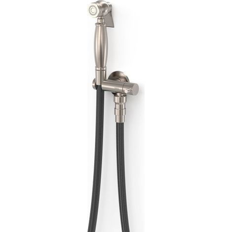 Mitigeur encastré avec douche pour WC Acier - TRES 24112352AC