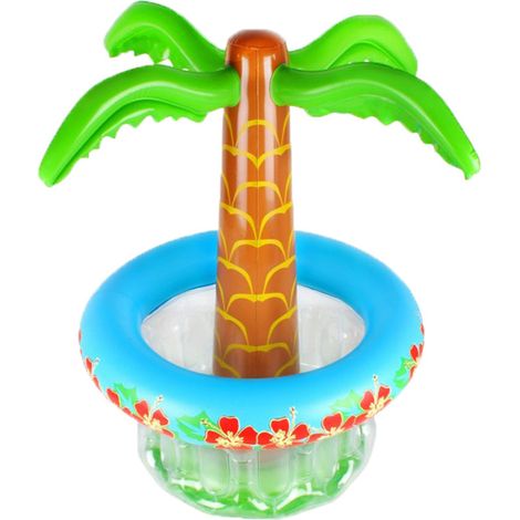 Glacière gonflable à bière, palmier gonflable pour fêtes à la plage et à la piscine, articles de fête hawaïenne, décorations pour fêtes d'été (1/5)