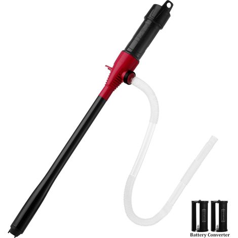 Pompe De Transfert De Liquide Pompe - Batterie de Pompe à Eau Électrique Portative à Siphon De Liquide 2,2 Gallons par Minute Pour bidons de gaz et barils, débit rapide de 2,2 GPM, tuyau flexible, po (1/5)