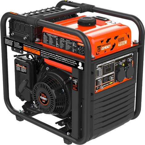 Groupe électrogène Inverter 4600W – Démarrage électrique – Monophasé – Moteur 4 temps OHV – Autonomie 10.75H à 25% de charge – Genergy (1/5)