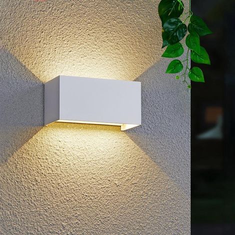 Applique Murale Interieur LED 24W Lampe Exterieur Étanche IP65 Angle de Faisceau réglable LED Apliques Murales Moderne Noir et lumière blanche 6000K