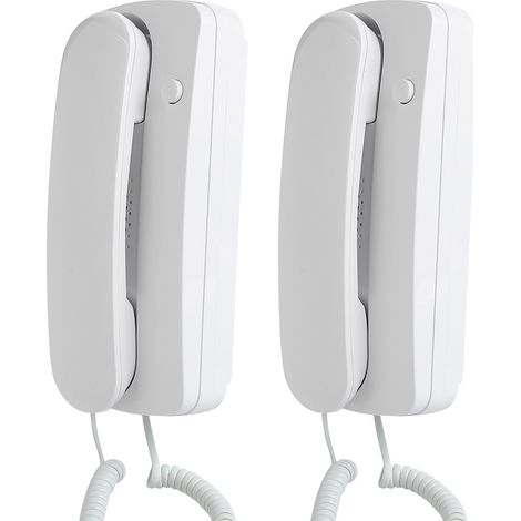 Interphone filaire bidirectionnel pour portier audio de villa, bureau à domicile, talkie-walkie non visuel