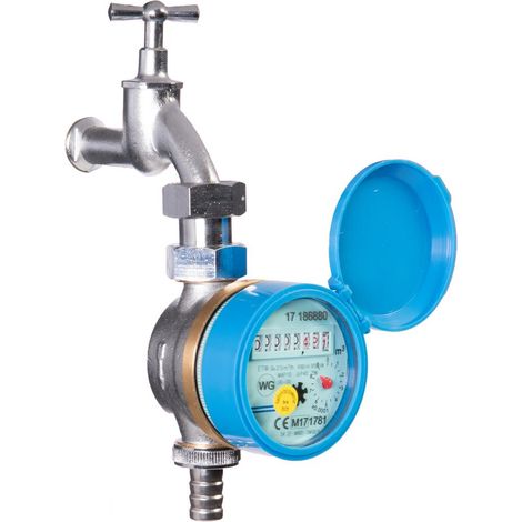 Wasserzähler f. Auslaufventil 1/2''