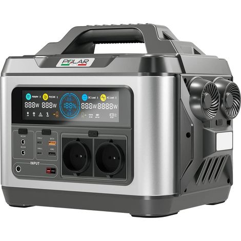 Polar M1200L Power Station a Batteria Ioni di Litio 1200W, Generatore di Corrente (1/2)