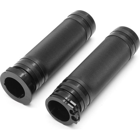Fundas de goma para manillar de motocicleta, de 25 mm (1 pulgada), aptas para modelos Harley Sportster, Cruiser y Bobber. (1/5)