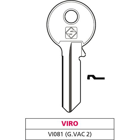 Silca CHIAVE OTTONE VI081 (G. VAC 2) VIRO 10.00 pz