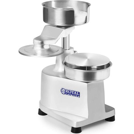 Macchina per hamburger professionale da 130 mm con contenitore in acciaio inox 140004980
