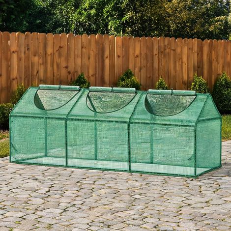 Serre de jardin avec fenêtre 180 x 60 x 60 cm vert foncé (1/5)