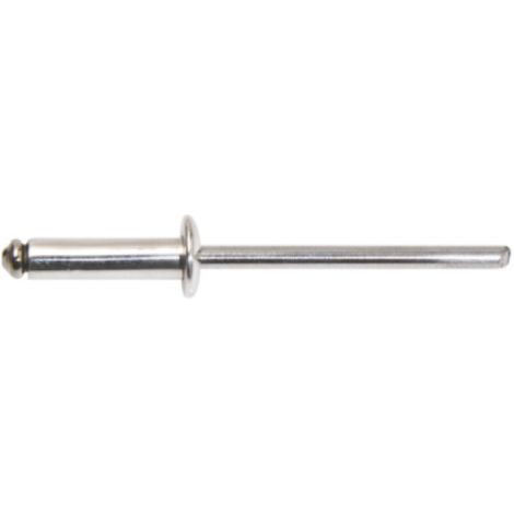 Lot von 50 ALX TRS Alu/Stahl Standardnieten DEGOMETAL - 3 x 8 mm