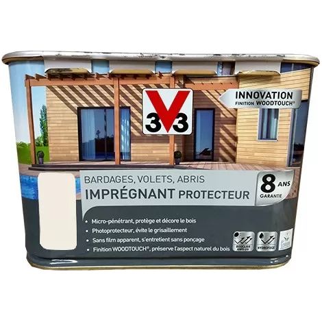 Imprégnant Protecteur Bois V33 Woodtouch Blanc 5 L