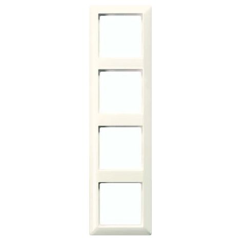 Jung Marco 4 veces, AS 500, IP 44, duroplástico, blanco, montaje vertical y horizontal AS 584