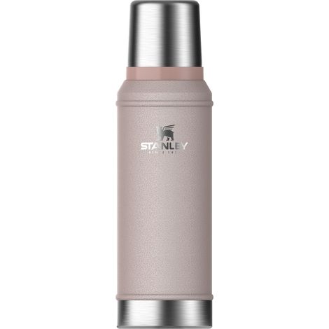 Stanley 1913 Classic Legendary Thermos 0.94L - Mantiene La Temperatura 24 Ore (Caldo/Freddo) - Borraccia Termica - Senza BPA - Acciaio Inox - Termos - Hammertone Rose Quartz (1/5)