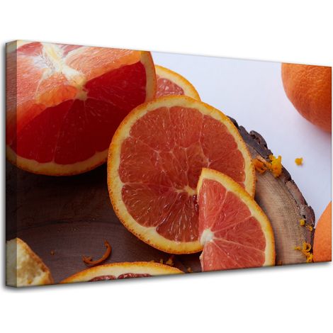 Leinwanddruck Küche Rot Orange 80x50