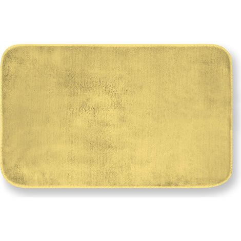 GEMITEX MERLINO 50X80 Tappeto ULTRASSORBENTE, Polyester, Giallo (1/5)