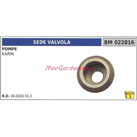 Sede valvola UNIVERSALE pompa Bertolini KARIN 022816