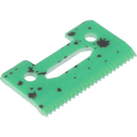 Lame de tondeuse à cheveux professionnelle céramique verte, accessoire de remplacement pour coupe-cheveux domestique, pièce détachée pour rasoir (1/5)