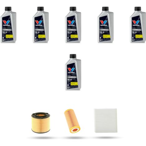 Kit tagliando 3 FILTRI e 6L OLIO compatibile con Audi A5 (F53,F5P,F5A,F5F) 45 TFSI 180kw 2018 (1/4)