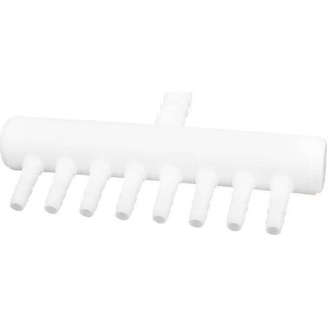 Distributeur d’aération pour aquarium, 1 entrée vers 8 sorties, compatible avec tuyaux de 4mm et 8mm, accessoire essentiel pour diffusion d’air dans bac à poissons