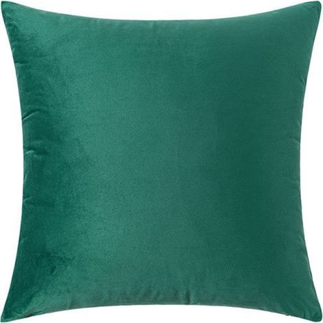 Kissenbezug – Samt – 60 x 60 cm – Türkisgrün – Wohn-/Schlafzimmerdekoration – 2er-Set (1/5)