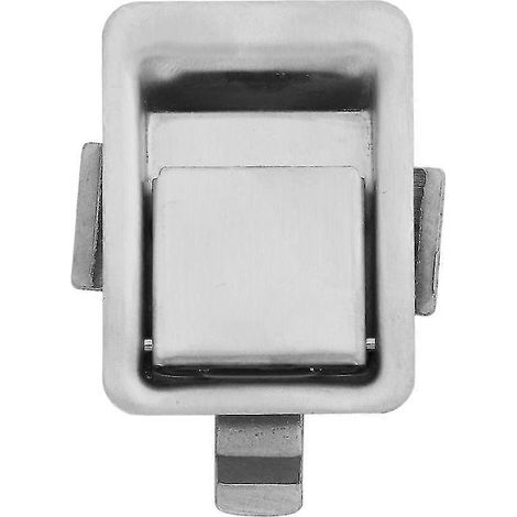 Loquet encastré en acier inoxydable, mini verrou à poignée à palette pour camping-car/remorque/armoire/ (1/5)