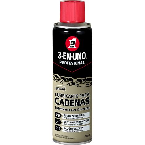 FPLUS 3 en 1 lubricante aerosol de cadenas de 250ml 34470 , 3 en 1 lubricante aerosol de cadenas de 250ml 34470 (1/7)
