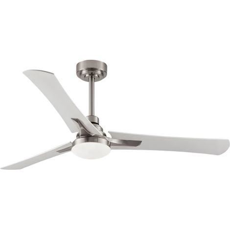 [PRODUIT D'OCCASION] FABRILAMP Ventilateur 22w Dc Coro Nickel 3asp White/beech 6Speeds 3colours 2180lm 132d/Earthquake, Memory &amp Timer (1/4)