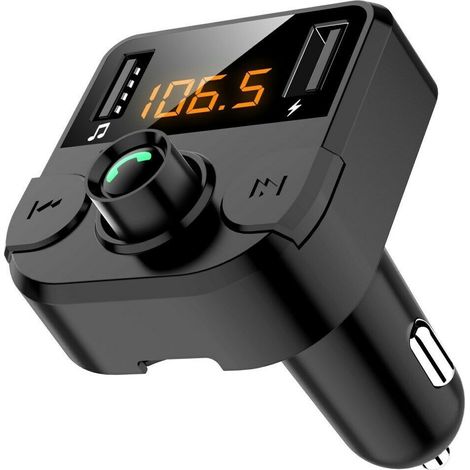 Lecteur Bluetooth de voiture BT36B, lecteur MP3 mains libres Bluetooth avec lecteur de carte et émetteur FM (1/3)