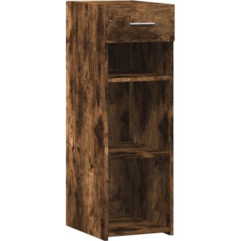 Credenza buffet cassettiera mobile contenitore organizer cucina soggiorno soggiorno 30 x 42,5 x 93 cm derivati del legno marrone 020030873