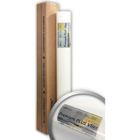 Non woven wall liner professional 160 g Profhome PremiumVlies PLUS 399-165 smooth paintable non woven lining paper 1 roll 269 sq ft (25 sqm)