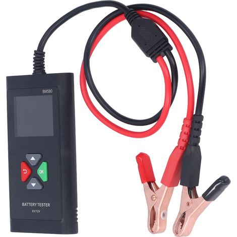 Tragbarer 6V/12V-Batterietester, industrieller Kfz-Batterieanalysator mit 2,4-Zoll-Farb-TFT-Bildschirm (1/5)