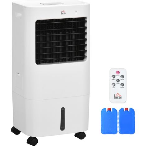 Refroidisseur d'Air Portable 3 en 1 Ventilateur Humidificateur 15L avec Télécommande et Minuterie Blanc - PANGIVO (1/5)
