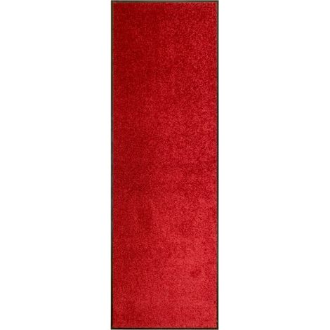 Paillasson lavable, rouge, 60 x 180 cm (1/5)