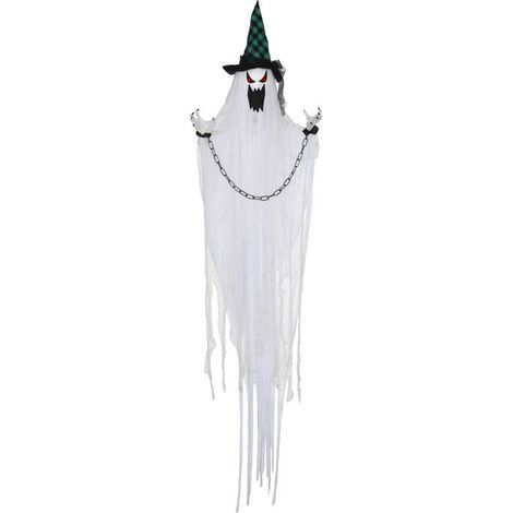 YWJ Décoration fantôme pour Halloween, hurlement effrayant et mouvement, fonctionne avec piles (1/5)