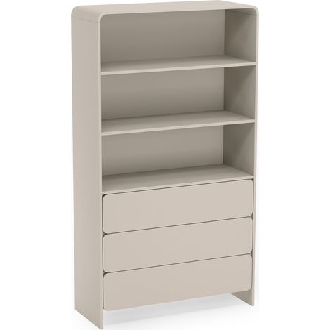 Selsey LUMMO - Regal mit 3 schubladig, Kaschmir, 100 cm (1/5)