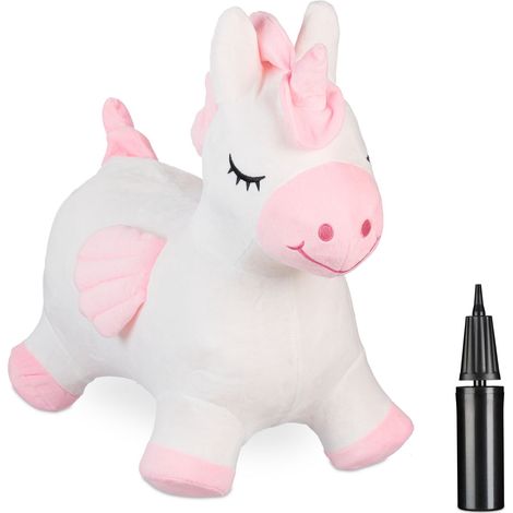 Einhorn Hüpftier mit Mütze (1/5)