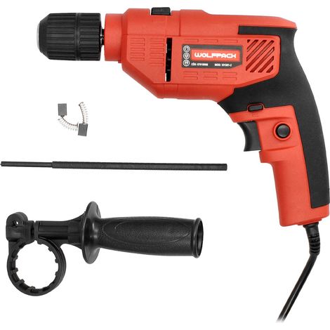 Bohrhammer 710 Watt 13 mm. mit Drehzahlregler de. inklusive Griff und Metallführung.