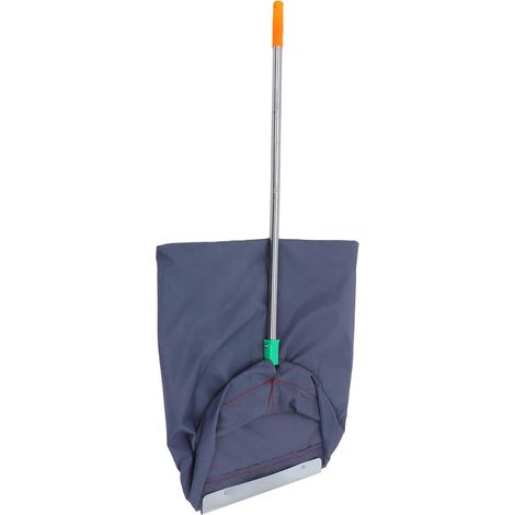 Kehrschaufel mit Langem Stiel und Laubsack für Garten und