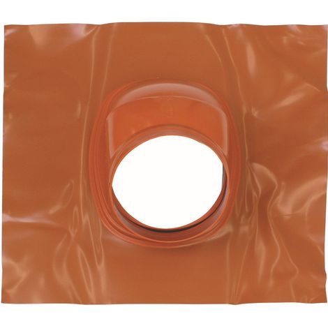 Tuile universelle pour toitures inclinées avec aérations/évacuation d'air, 110/160, 25-50 g, rouge