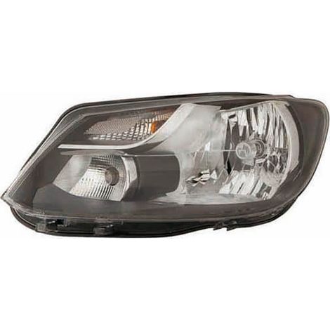 Phare avant gauche chromé H4 Volkswagen Caddy 3 phase 2 2010-2015