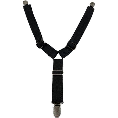 Bretelles antidérapantes pour couches pour animaux de compagnie, ceinture abdominale élastique réglable pour chats et chiens, short couche pour animaux de compagnie, bretelles de fixation noires (1/5)