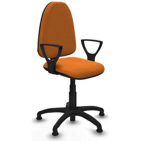 Piqueras y Crespo Aýna Silla de oficina naranja ergonómica