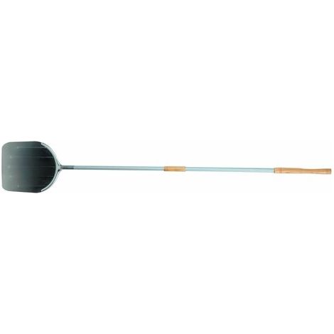 PALA PER PIZZA FORNO IN ALLUMINIO 32X34 cm CON MANICO