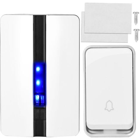 Wasserdichte, kabellose Türklingel – Digitaler Audio-Gong – 110–260 V Wechselstrom (EU) – Einfache Installation – Klarer und individuell anpassbarer Klang (1/4)