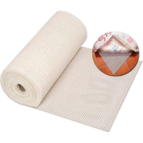 Filet Antidérapant en Gomme Par Mètre Sous Tapis Nappe Tiroirs Découpable - H120 (1/4)