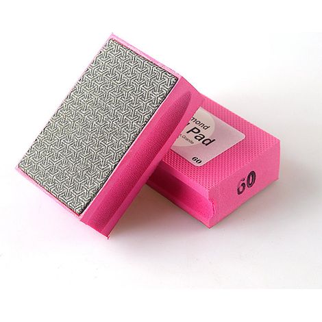 Lot de 10 disques diamantés de polissage à main pour granit, verre, marbre, béton et pierre, finition lissée. (1/5)