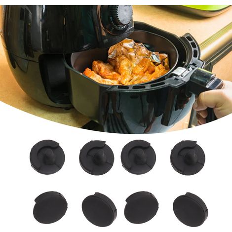 Protections d'angle en silicone pour friteuse à air Ninja, pieds de rechange pour plaques de cuisson, housse de protection anti-rayures et pièces de rechange pour friteuses à air. (1/5)