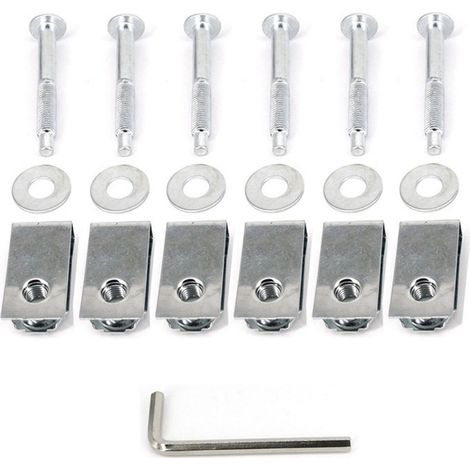 Ford F150 Chassis Bolt Kit Hardware Package (6-pack, short rod, long bolt, 924-313) (1/4)